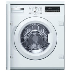 Neff W544BX0GB Integrated Washing Machine, 8kg Load, A+++ Energy Rating, 1355rpm Spin, White